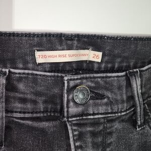 Levi's Women's High Rise Super Skinny Jeans - Black